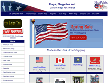 Tablet Screenshot of flag-works.com
